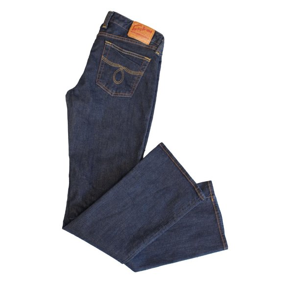 Lucky Brand Lola Boot Jean by Gene Montesano Jeans Red Inseam USA Size 10/30 - Picture 4 of 12